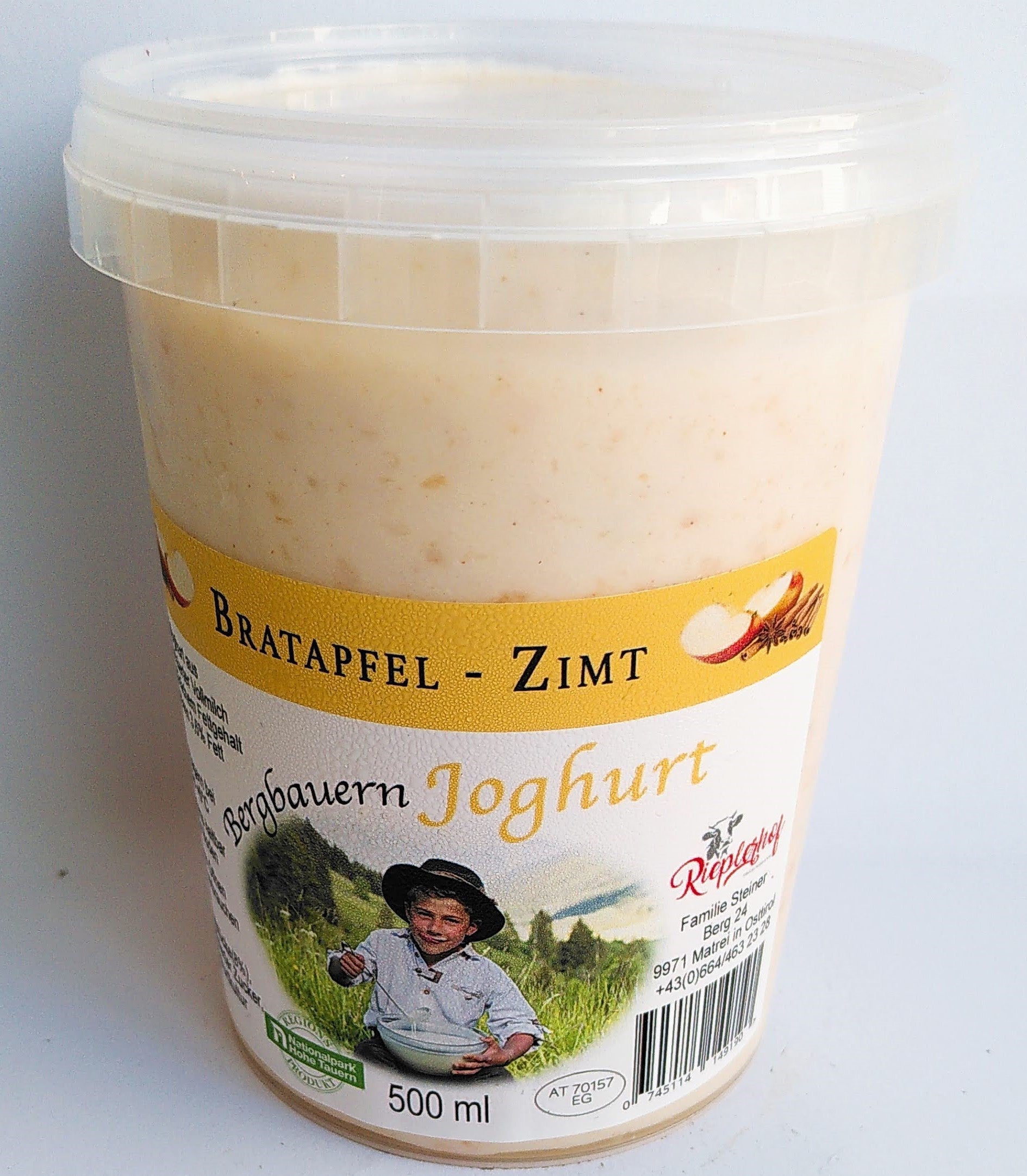 Bergbauern Joghurt Bratapfel-Zimt 500ml