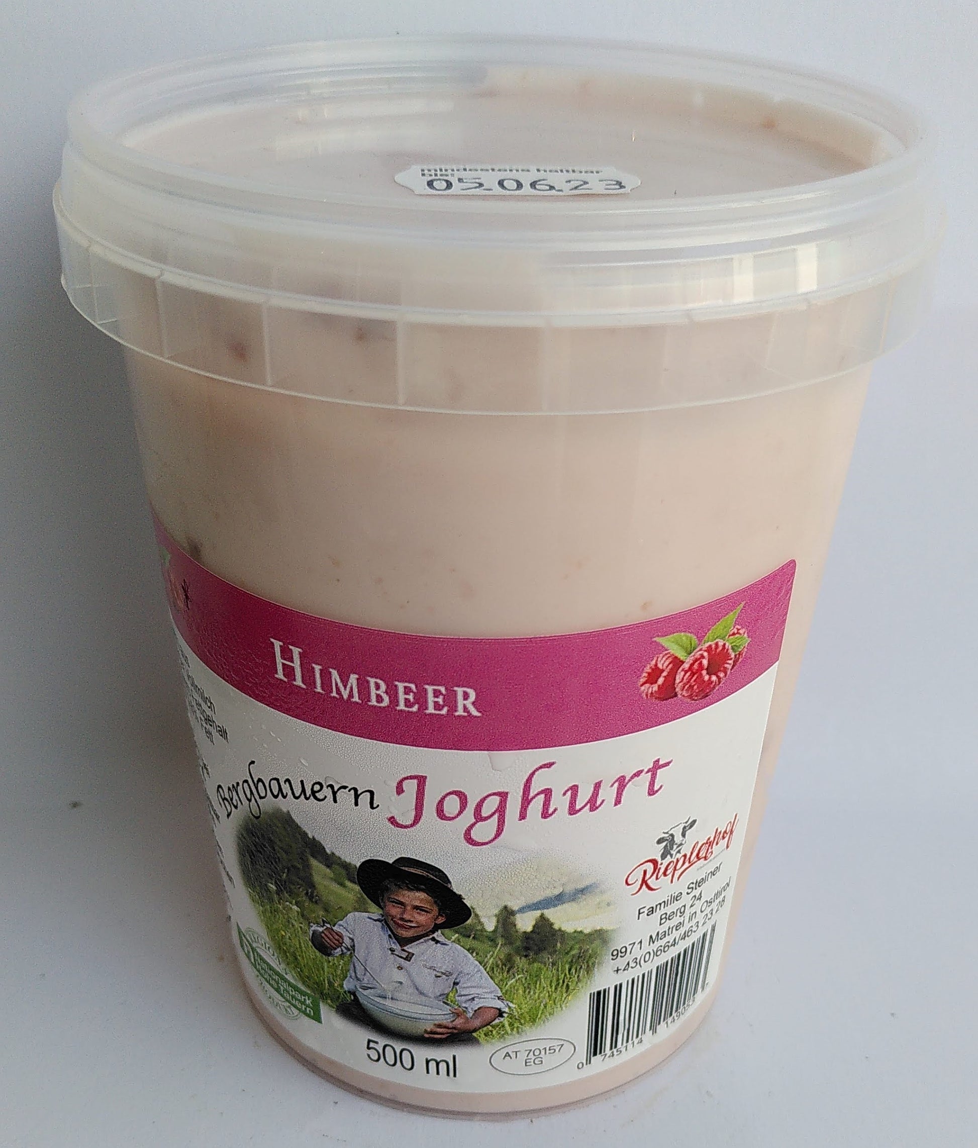 Bergbauern Joghurt Himbeere 500ml