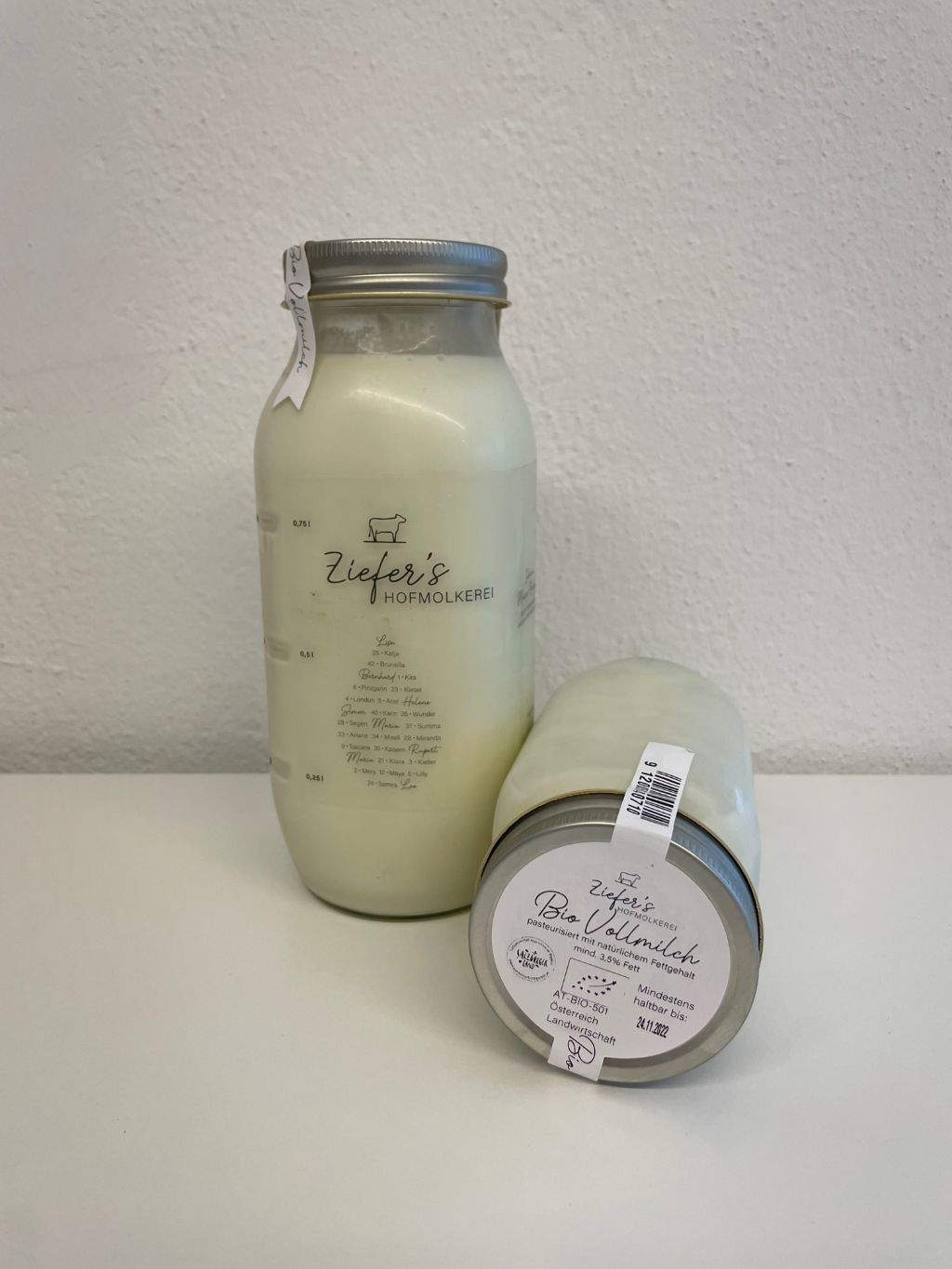 Bio Milch - pasteurisiert 1 Liter Pfandflasche